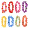 Dekorative Blumen Hawaiian Leis Hawaii Luau Tropical Blumenkranz Girlande Halskette für den Sommer für den Sommer für den Sommer für Hochzeit