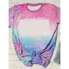 Bleach Multi Color Custom Printed Blank Shirt Unisex 100%Polyester Cotton Feel Plain Faux Bleached T Shirts For SubliMation FS9550 0409 Ed S