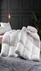 Bedding Luxury Bedding Duvet Inserir ganso branco para baixo durante toda a temporada Bobertor de consoleiro acolchoado Twin Twin Full Queen Size5508862