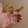 5pcs Bubbler Oil Burner Glass Percolator Difusor Tubos de água Bolhas Bolhas Bubblers Recicle filtro mini tubos de fumantes portáteis
