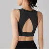 Al Yoga Cropped Top Top Summer Sports Bra Women Scoop Scollo Sonno traspirante maglietta senza manica