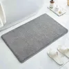Tapete tapete de chão absorvente a entrada do banheiro de cozinha macia e sem escorregamento branco