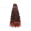 Perruques Hair de crochet de tresse sale à trois mèches de tresse volante 14/18/24 pouces fibres synthétiques à trois mèches tresse à croche