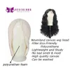 Mannequin Heads Wig Training Wig Head Canvas Block Display Styling Mini Tripode Holder 22 Q240510