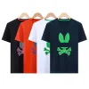 Camisetas de coelhinho psicológico Designer Rabbit Mens camiseta moda moda dos EUA