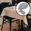 Tkanina stołowa 4 szt. Udekoruj obrus wisiorek przezroczysty plastikowy piknik pokrywa ciężary żelazny wieszak