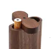 Деревянный коруктный корпус натуральный деревянный курение ручной работы с керамикой один нападающий металл -чистящий крючок табачные трубы Портативный морской путь HWF54358927617