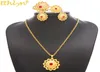 Ethlyn Jewelry EthiopianEritrean Bride Gold Color Jewelry Sets With Stone African Ethnic Gifts Habesha Wedding Giving S1975258762