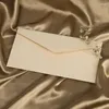Geschenkverpackung 250g Nachrichtenspeicher Texturbeutelpapier für 50pcs Geschenkbox 22x11cm Postkarten Blankhilfe Hochzeitseinladungen Briefe Geschäft