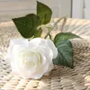 Dekorativa blommor 11 datorer/Mycket konstgjord rosblomma Real Touch Latex Faux Fake Bouquet Decoration for Home Wedding Party