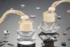 6 ml samochodu butelka butelka odświeżacz powietrza Pojemnik wiszący szklany szklana butelka do olejków eterycznych Perfume Pendant9793768