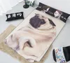 Nouvelle maison textile 3d mignon cug chien chat lits de lit souple léger enfants lit adulte jet canapé couverture irrégulière chaude