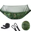 Outdoor Furniture Hiking Camping Hammock with Mosquito Net - Lightweight and Portable Nylon Swing Bed for Outdoor Travel Hanging Hammocks Folding 290*140cm