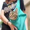 Nośniki kota nosidełko dla psa Wodoodporna torba regulowana pasek na ramię na świeżym powietrzu