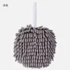 Handdoek Chenille Handhanddoeken keuken badkamer kleine bal met hangende lussen snel droge zachte absorberende microfiber