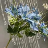 Dekorativa blommor 43 cm Artificial Water Plant Lily Bouquet Indoor Green Potted Wedding Shooting Props