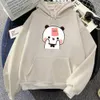 Sweats à capuche pour hommes Panda Bear Bubu Dudu Hooded Migne Cartoon Graphic Printing Sweat à sweat Femmes Femmes Plus taille Sweethirts Slve Slve Strtwear T240510