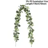 Fleurs décoratives vert eucalyptus vert artificiel feuilles suspendues guirlande glydrome.