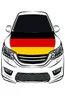 Duitsland nationale vlag auto -kap dekmantel 33x5ft 100polyesterEngine elastische stoffen kunnen worden gewassen auto motorkap banner4586048