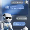 På smart robot dog dance röst kommando pekning kontroll leksaker interaktiva söta robotar elektroniska husdjur leksak barn julklapp 240511