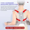 女性と男性のためのプロフェッショナルバックブレース姿勢矯正器の改善姿勢腰椎サポート肩の下部腰痛240509