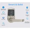 Smart Keyless Door входной дверь Scyan X2 Lock Lock, с доступом к клавиатуре с сенсорным экраном, автоматической блокировкой, подходящей для семей, арендованного корпуса Airbnb, атласного никеля