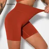 Active Shorts Slim Fit High midja Yoga Sport Hip Push Up Women Plain Soft Nylon Fitness Running Tummy Control Workout Gym