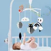 Animal Music Box Black and White Bell Baby Noodles Noodles Box Baby Toy 0-12 mois Baby Clock Touet mobile bébé jouet 240428
