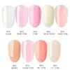 Vernis à ongles 7pcs / set 30 ml Kit de gel d'extension à ongles Clear acrylique trempage de gel uv vernis à ongles en gel blanc pour nail art sn set t240510