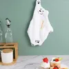 Towel Household Soft Hand Absorbent Cloth Coral Velvet Wipe Cute Bear Rag Cleaning Bathroom Dishcloths Hanging P3T8