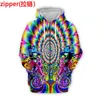 Sweats à capuche pour hommes Plantes forestières Trippy Abstract Hippie Tracksuit Harajuku Pullover Streetwear Veste décontractée 29