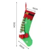 Stockings Candy Decorations Sac Cadeau de Noël pour la maison Noel Navidad Kids Tree Decor 1104