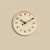 Wandklokken Creamstijl Instagram Clock Noordse stille mode eenvoud gepersonaliseerd contrast Kleur Home Home