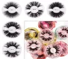 25mm 3d Mink cílios falsos cílios dramáticos longos grossos cílios cruzados 6d 100 Mink de vison de Mink Handmade 20 Styles Lashes Makeup Maquiagem3960375