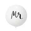 Mariage de décoration de fête 36 pouces Letex Balon de ballon Mr Mme Mme's Day Anniversary