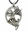 Naszyjniki wiszące wojownika bogini Minerva Athena Kobiety Naszyjnik grecki rzymski mitologia Viking Jewelry4469977