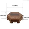 Decorative Plates 2 Types Wooden Base Vase Flower Pot Plant Shelves Figurines Buddha Display Stand Tea Pedestal Candy Table Furniture