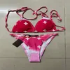 Designer Bikinis Set Woman Sexig baddräkt Luxury Metal Letter Chain Bikini Summer Swimwear Beach Bathing Swimsuit Size S-XL RU30