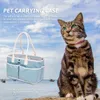 Cat dragers huisdier hondentassen draagbare ademende opvouwbare tas voor honden katten zachte dragen puppy transport supplise