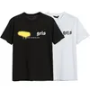 Herenontwerper Pa T -shirt Luxury Brand Kleding Shirts Spray Hartbrief Katoen Kort Mouw Spring Summer Tide Mens Dames T -shirt