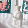 Vase Tingke Nordic Plain Embryo Ceramic Vase Modern Minimalist Home Living Room Decoration Abstract Human Sculpture Ornaments