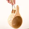 カップソーサー再利用可能な手作りノベルティマグドリンクウェア木製カップコーヒーミルクキッチンアクセサリー