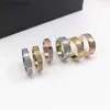 Anello anello di anello di anello coppie a vite diamanta anello da donna in acciaio inossidabile zircone regali di gioielli da donna gioielli all'ingrosso