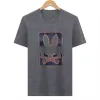 Psychological Bunny Shirt Summer Mens Tshirt Rabbit Print Short Sleeve Par Tee Cotton Business T-Shirt Psyco Tees 3xl Digv
