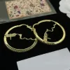 Vintage Designer Earrings Crystal Pearl Letter G Heart Charm Drop Earring Dangle 925S Gold Silver Plated Ear Stud Clip Eardrop Geometric Hoop Earring Women Jewelry