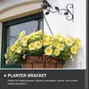 Hooks Flowerpot Wall Hanger Basket Wall-mounted Planter Lantern Bracket Iron Hanging Stand Hook