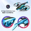 4DRC MINI M3 45CH RC HELICOPTER 24G 3D AEROBATICS HANDTE HOLD MET CAMERA Remote Control Drone Toys Bluered 240511