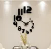 Wandklokken Creatieve nummers Diy Clock Watch Modern Design for Living Room Home Decor Acryl Mirror Stickers2296686