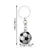 Party Favor Football KeyChain Club Player och Fan Souvenir Metal With Hand Gift Christmas Kitchen Handels Nisses