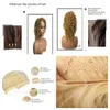 Perruques courtes en gros Femmes bouclées Curly Wig Wavy Wig Naturellement bouclé, tresse résistante à la chaleur Wig Full Wig avec une frange